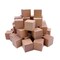 130 Pcs 1 inch Natural Solid Cube Wooden Unfinished Craft Wood Blocks Wood Cubes for DIY Craft Gifts (130pcs)